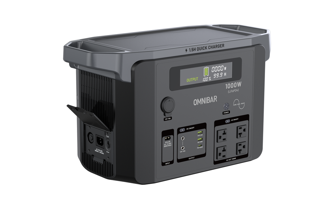 Omnibar 1000W Power Station, Black