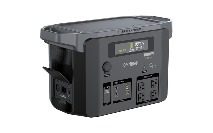 Omnibar 1000W Power Station, Black