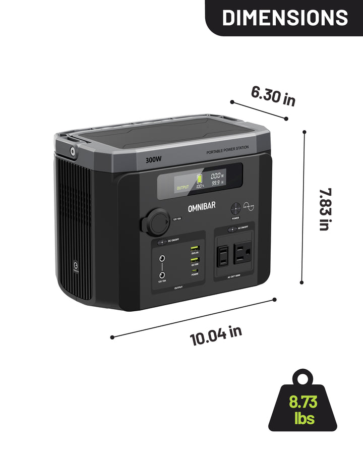 Omnibar 300W Power Station, Black