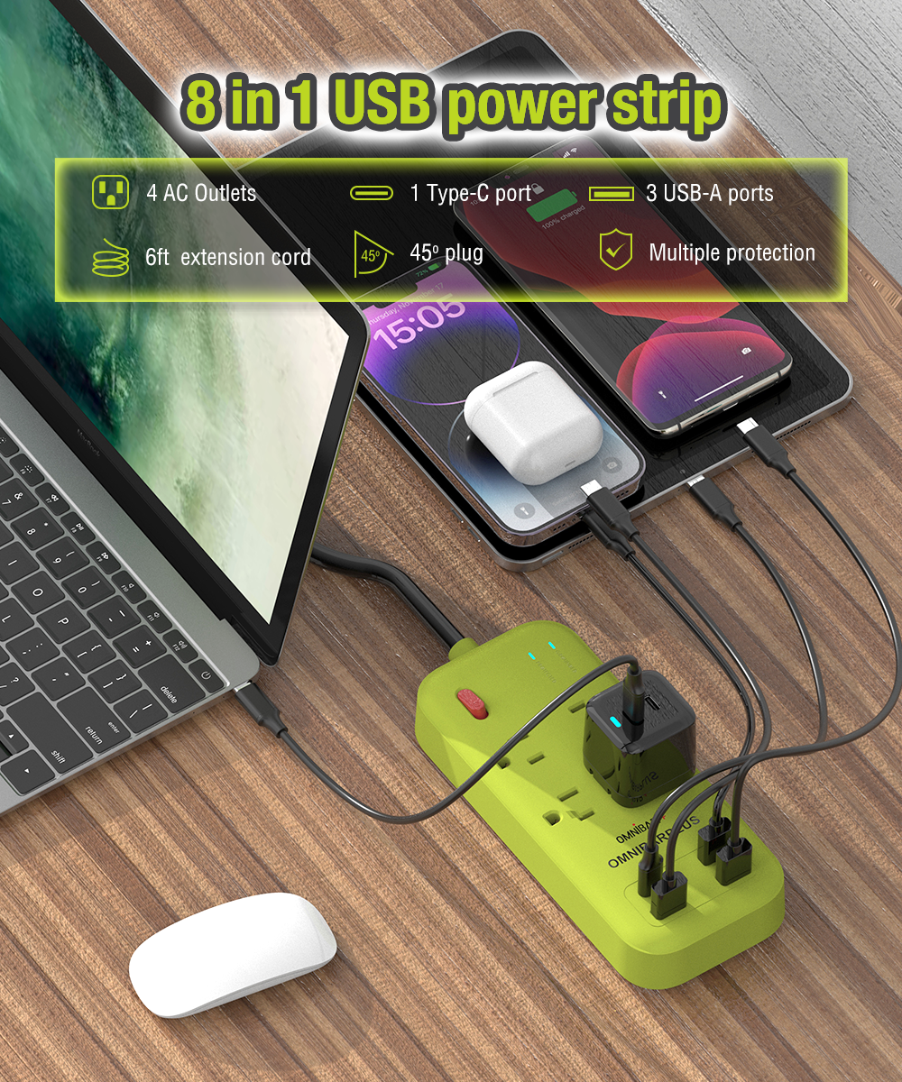 Omnibar USB Surge Bar 4