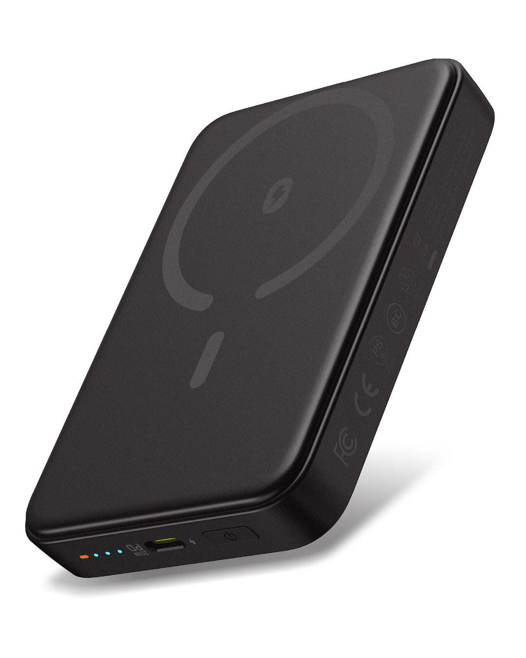 Omnibar  10,000mAh Magnetic Wireless Power Bank, Black