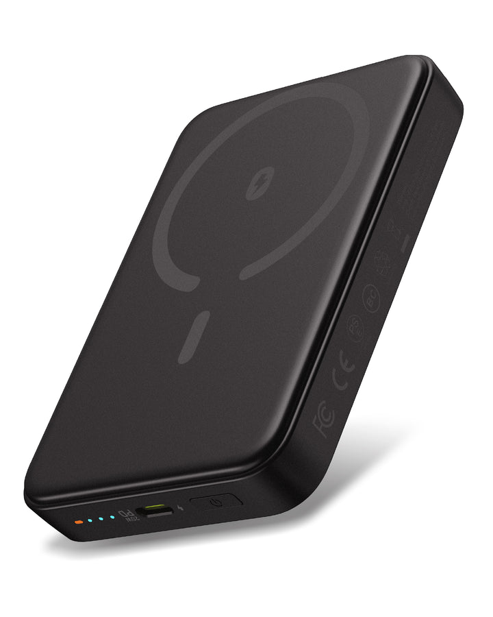 Omnibar  10,000mAh Magnetic Wireless Power Bank, Black