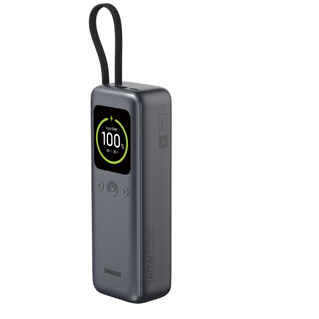 Omnibar 20000mAh 3-Port Laptop Portable Power Bank