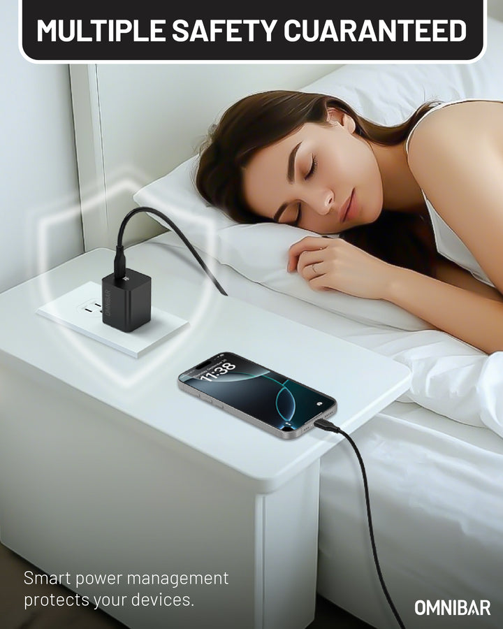 Omnibar  USB-C Charger 30W, Black