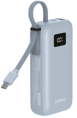 Omnibar 10000mAh Cable-Connect Power Bank
