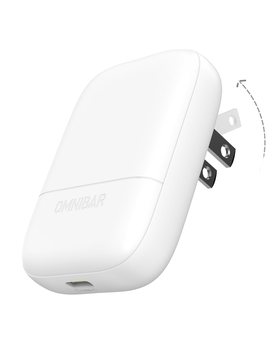 Omnibar 1-Port Pocket Fast Charger(White)