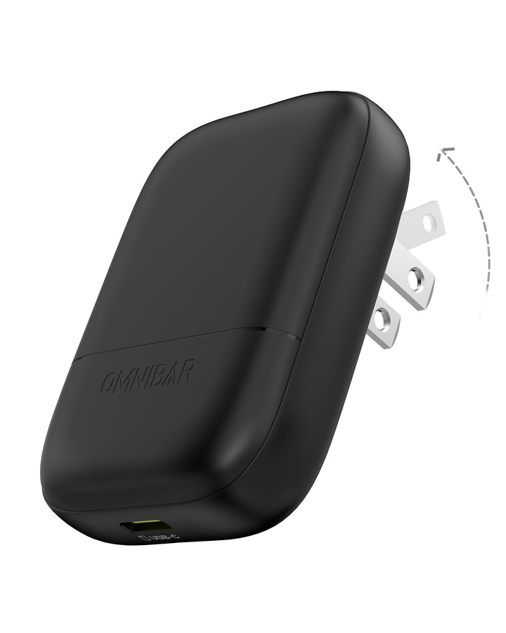 Omnibar 1-Port Pocket Fast Charger(Black)