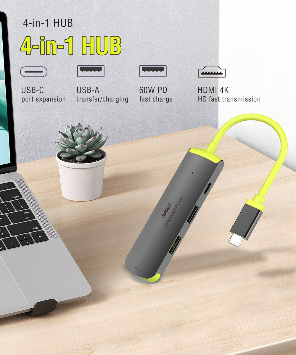 4-in-1 USB-C Hub