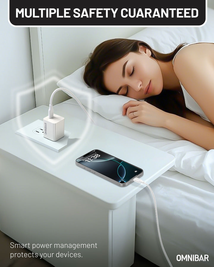 Omnibar USB-C Charger 30W, White