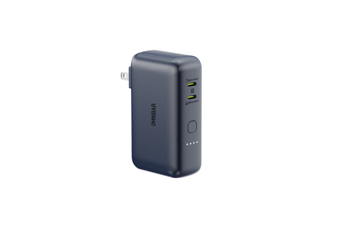 Omnibar 5000mAh 2-in-1 Charger & Power Bank(Black)