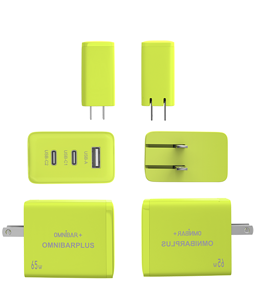 65W PD 3-Port USB Charger