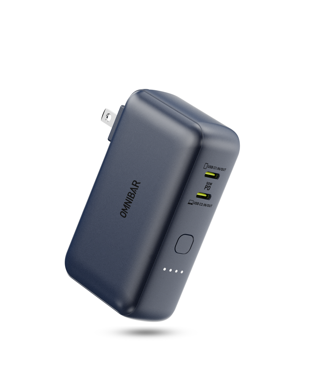 Dimo 5,000mAh 2-in-1 Charger &amp; Power Bank, PD50W, Cosmic Black