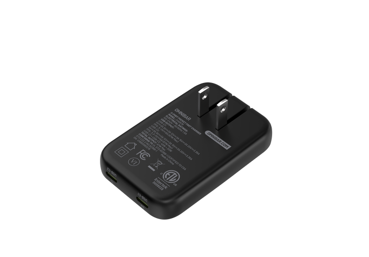 Omnibar 2-Port Pocket Fast Charger(Black)