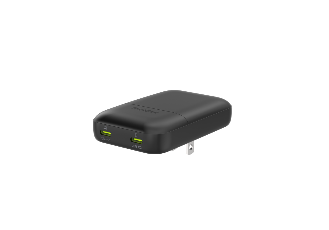 Omnibar 2-Port Pocket Fast Charger(Black)