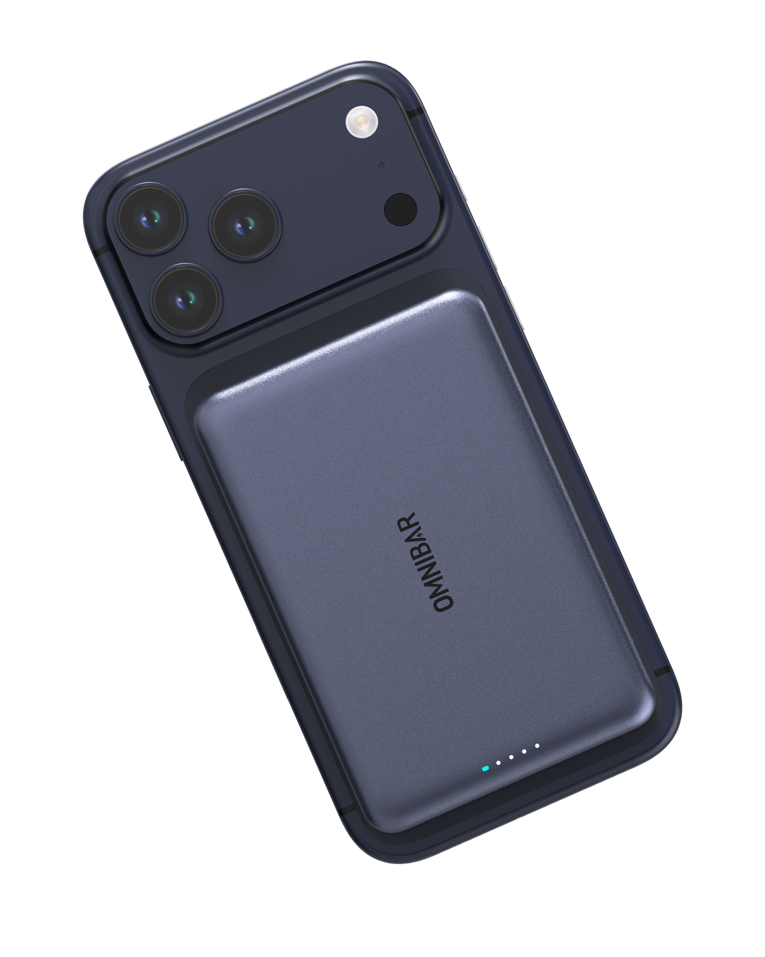 Kira Ultra-Slim Magnetic Power Bank 5K, Qi2, PD20W, Dark Blue